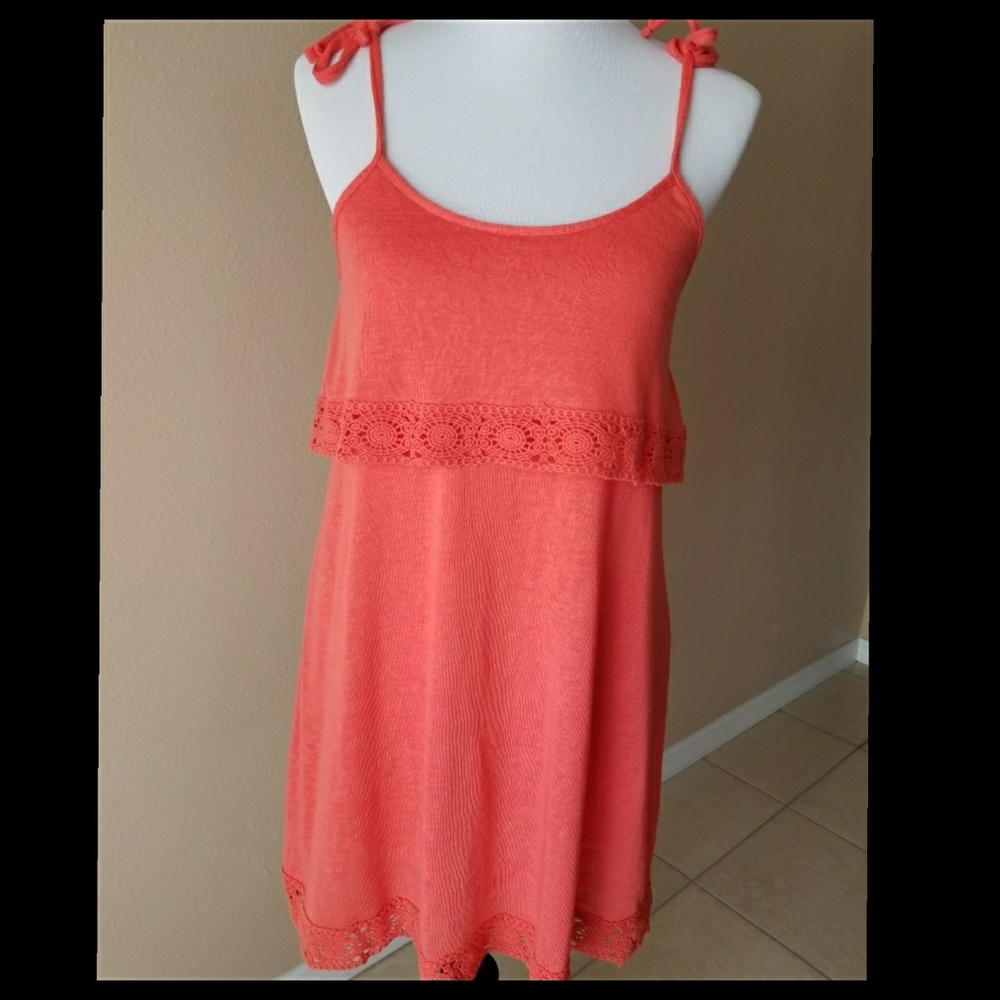 NWOT ASOS CROCHET STRAPPY DRESS